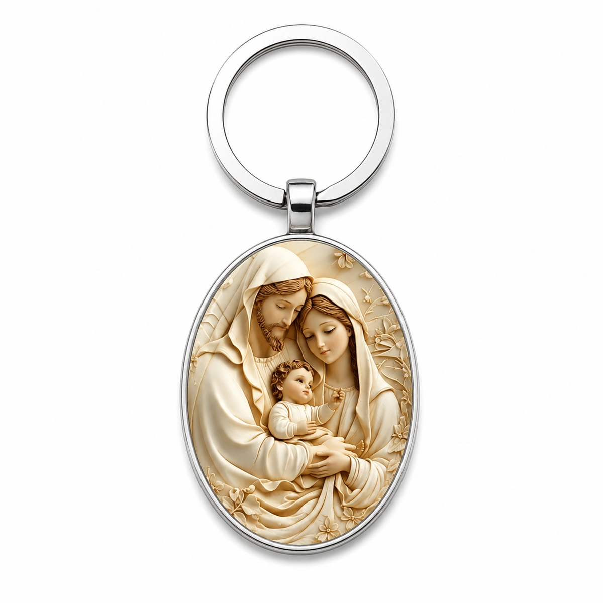 Holy Family Keychain