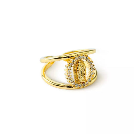Women's Our Lady of Guadalupe Zirconia Ring — Holy Altar