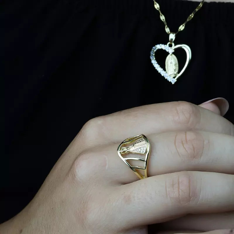 Our Lady Aparecida Adjustable Ring — Holy Altar