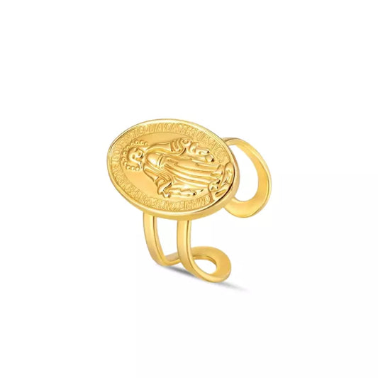 Our Lady of Grace Adjustable Ring — Holy Altar