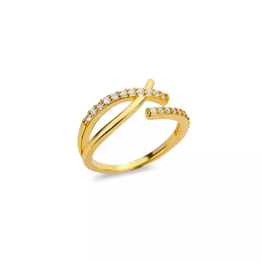 Fish of Jesus Christ Adjustable Zirconia Ring — Holy Altar