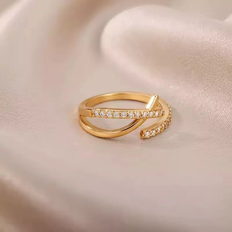 Fish of Jesus Christ Adjustable Zirconia Ring — Holy Altar