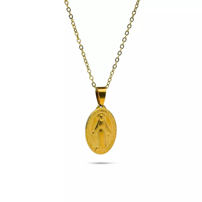 Miraculous Medal Our Lady Pendant Necklace Holy Altar