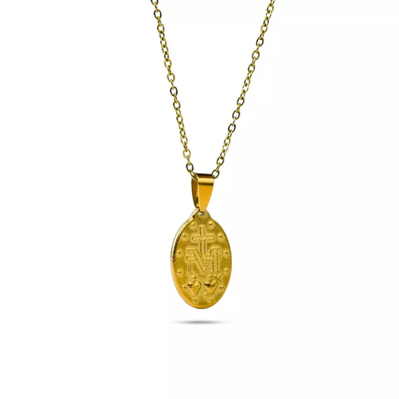 Miraculous Medal Our Lady Pendant Necklace Holy Altar
