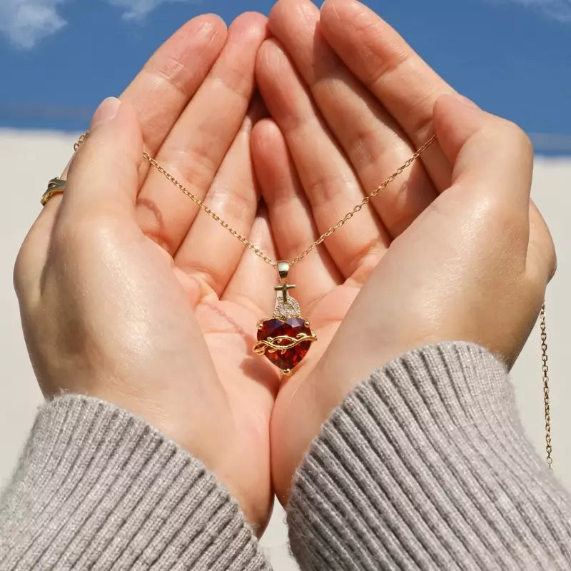 Sacred Heart of Jesus necklace